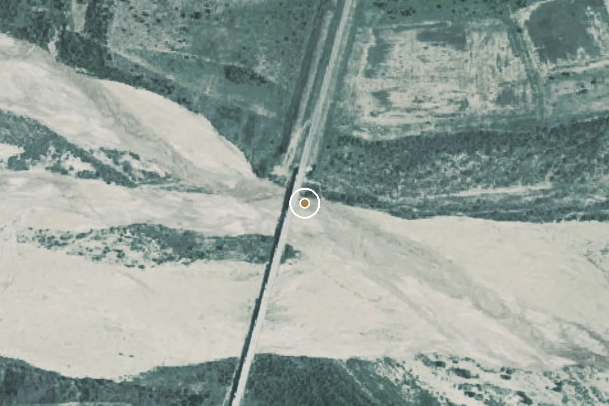 Aerial view of Prairie Dog Town Fork of the Red River Boat Ramp