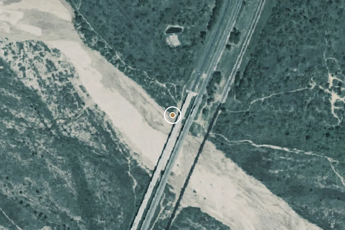 Aerial view of Prairie Dog Town Fork of the Red River Boat Ramp