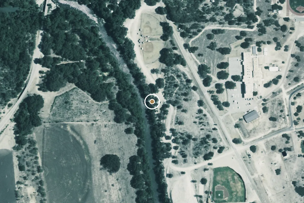 Aerial view of Pugh Park Boat Ramp