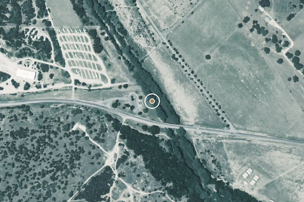 Aerial view of Ranger Crossing Park Boat Ramp