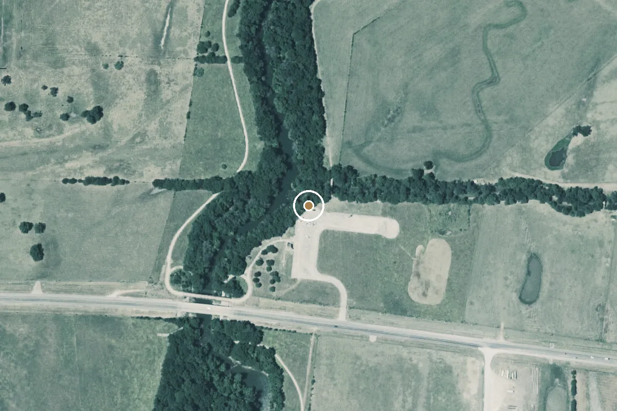 Aerial view of Ray Roberts Lake State Park - Greenbelt Corridor Boat Ramp