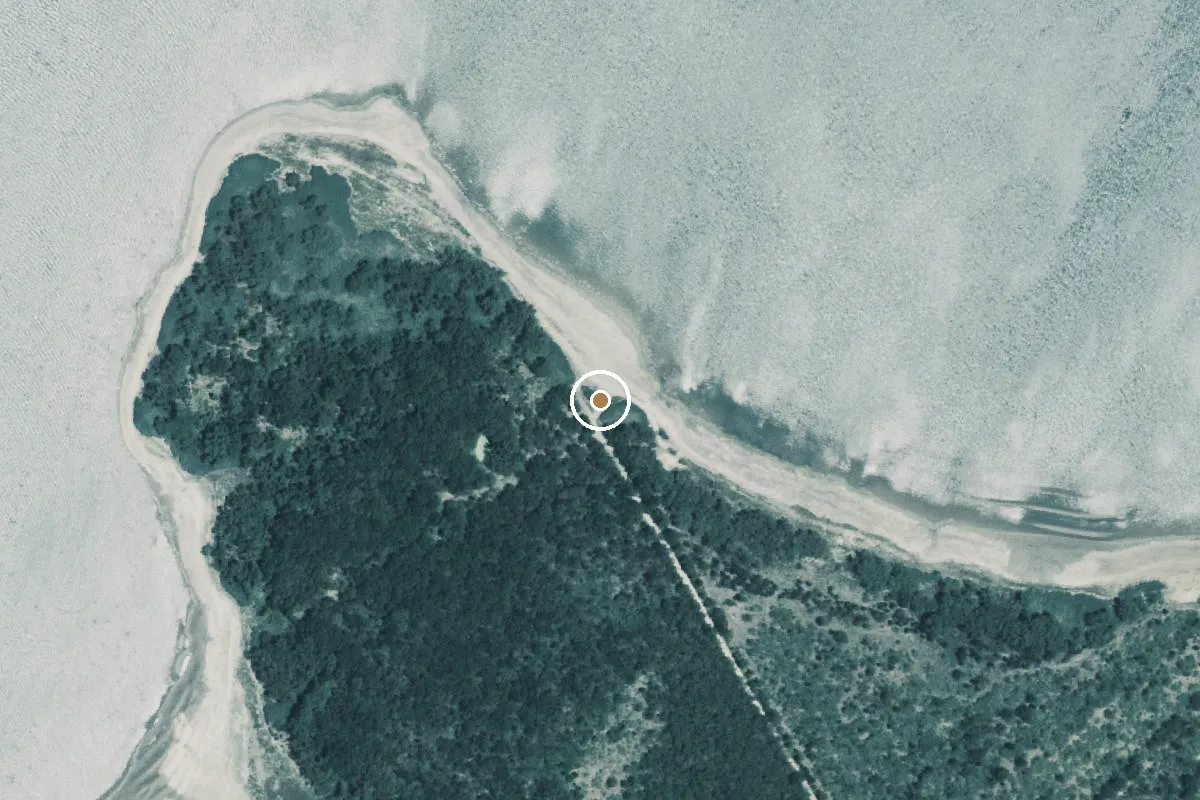 Aerial view of Richland Chambers Reservoir Boat Ramp