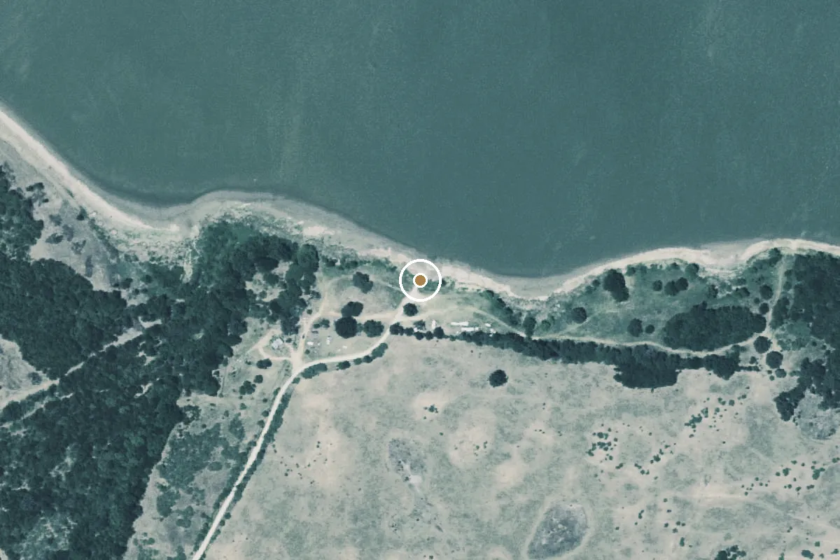 Aerial view of Richland Chambers Reservoir Boat Ramp