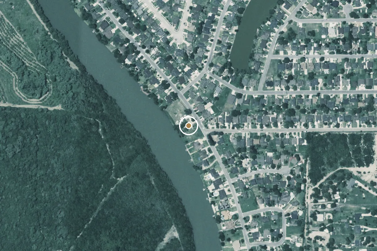 Aerial view of Rio Del Sol Boat Ramp