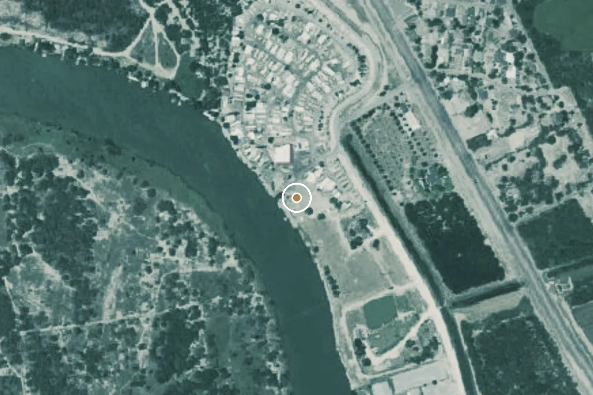 Aerial view of Rio Grande River Boat Ramp