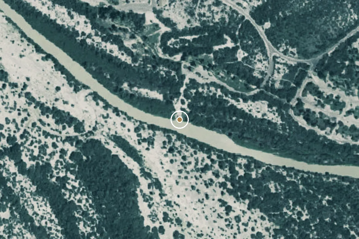 Aerial view of Rio Grande Village Group Campground Boat Ramp
