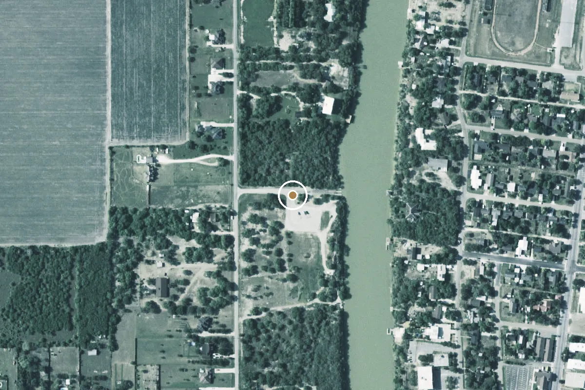 Aerial view of Rio Hondo Public Boat Ramp