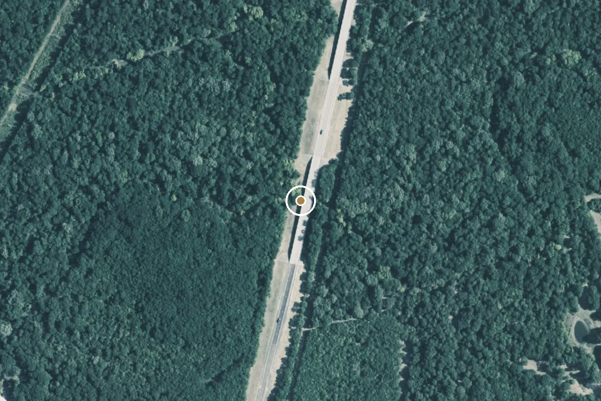 Aerial view of Sabine River Boat Ramp