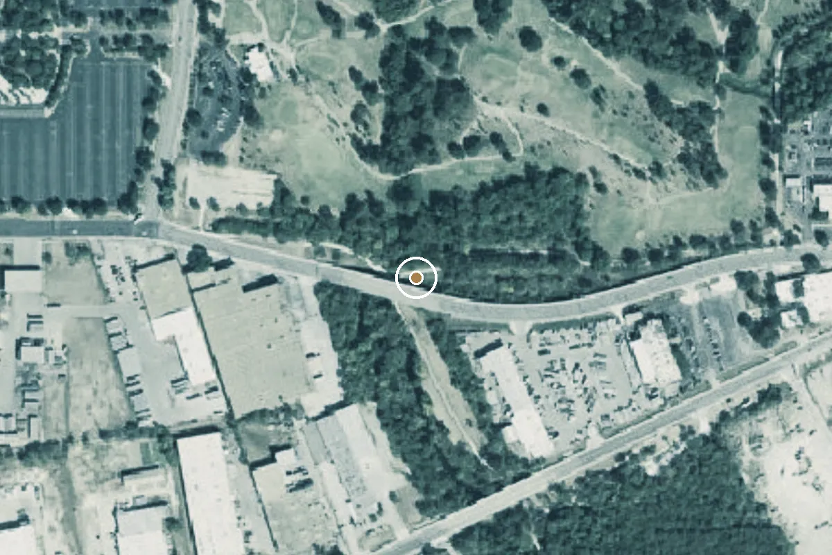 Aerial view of Salado Creek Greenway Boat Ramp