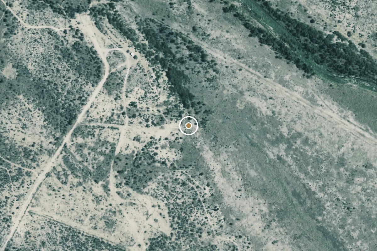 Aerial view of San Angelo State Park Boat Ramp