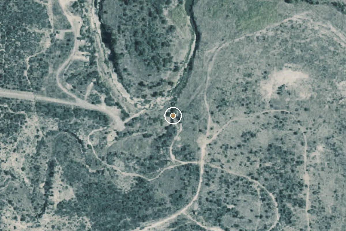 Aerial view of San Angelo State Park Boat Ramp