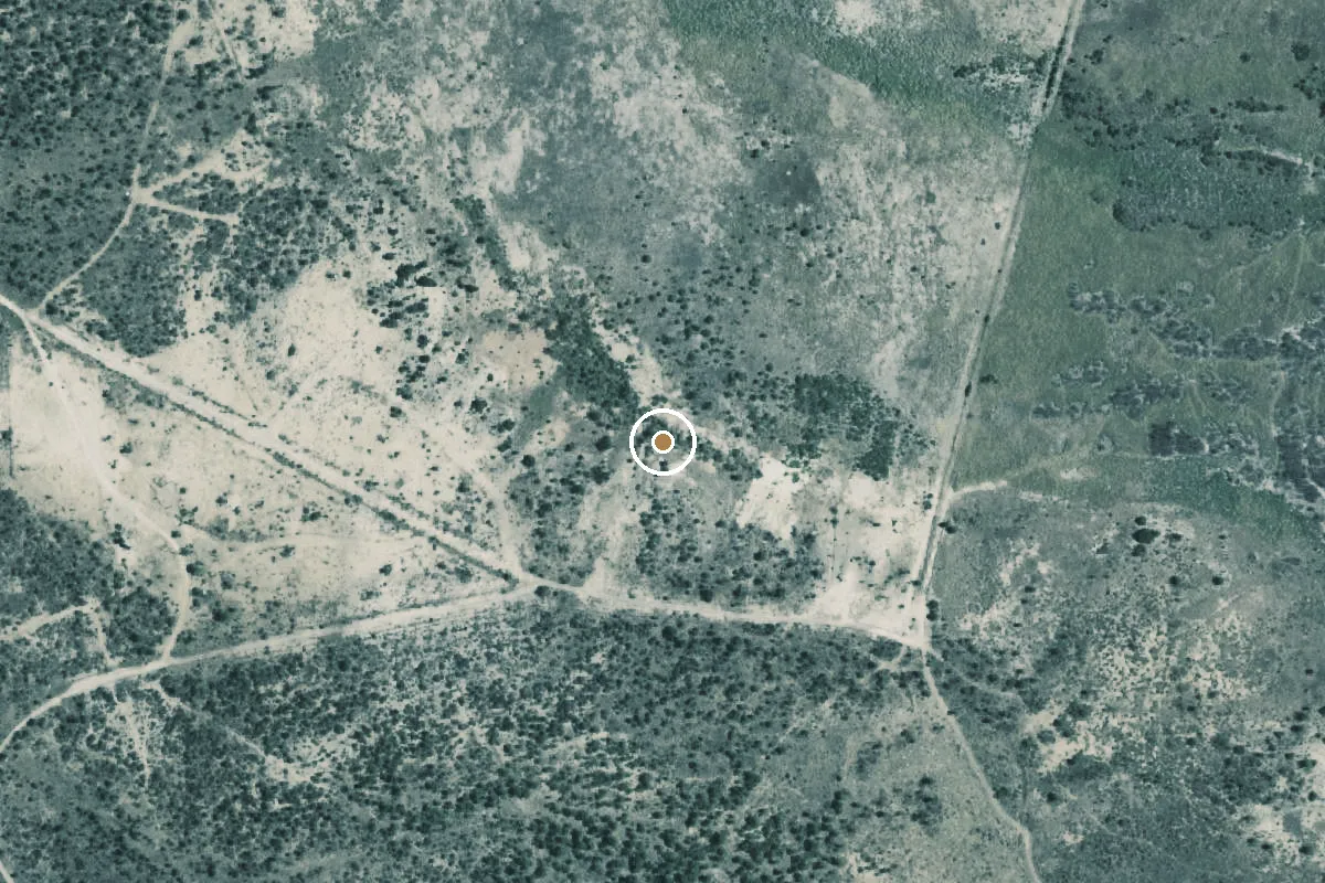 Aerial view of San Angelo State Park Boat Ramp