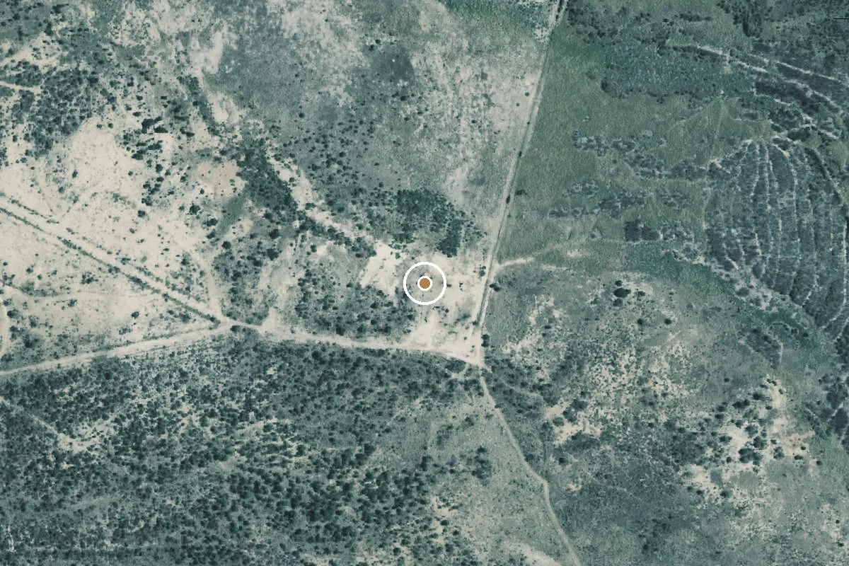 Aerial view of San Angelo State Park Boat Ramp