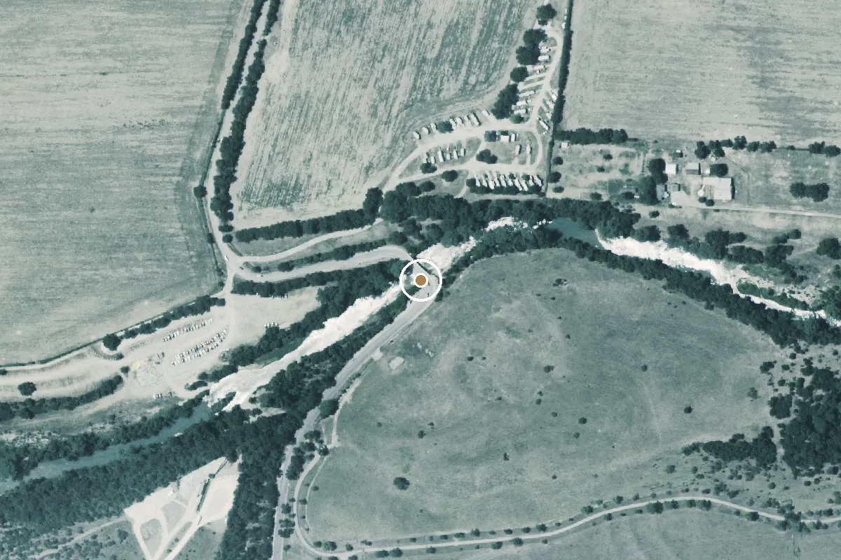 Aerial view of San Marcos Boat Ramp