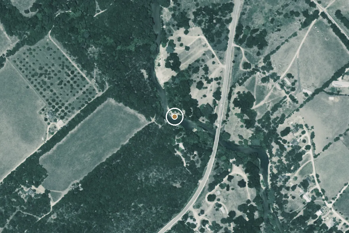 Aerial view of San Marcos Boat Ramp