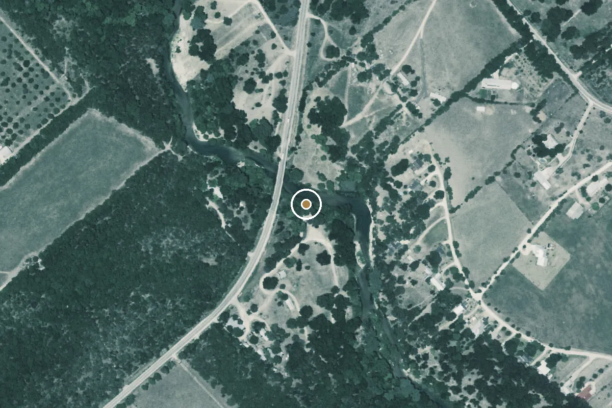 Aerial view of San Marcos Boat Ramp