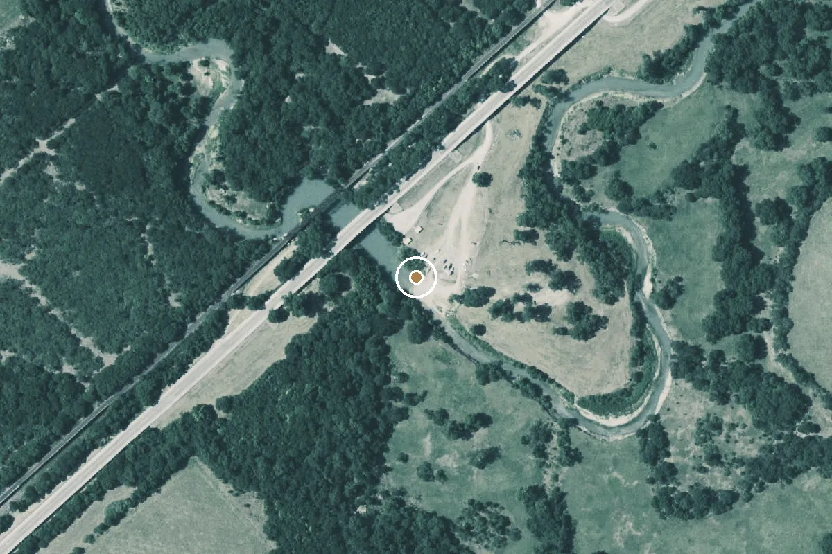 Aerial view of San Marcos Boat Ramp