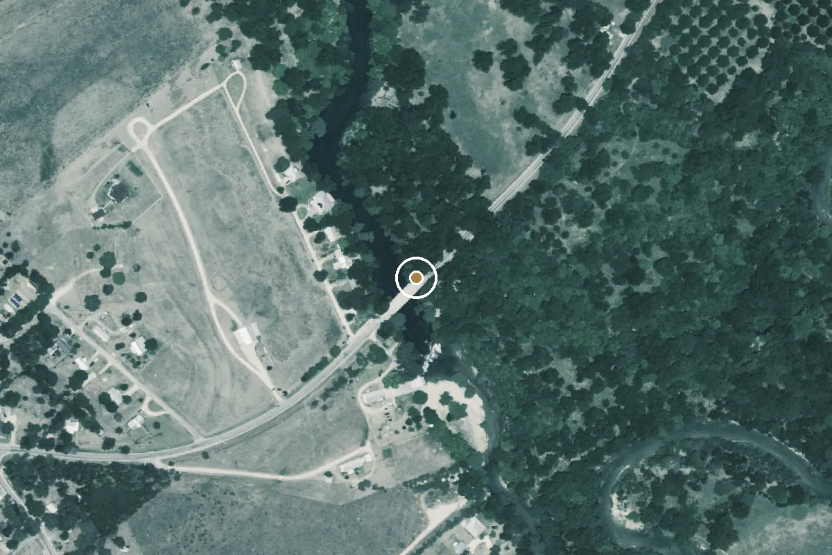 Aerial view of San Marcos Boat Ramp