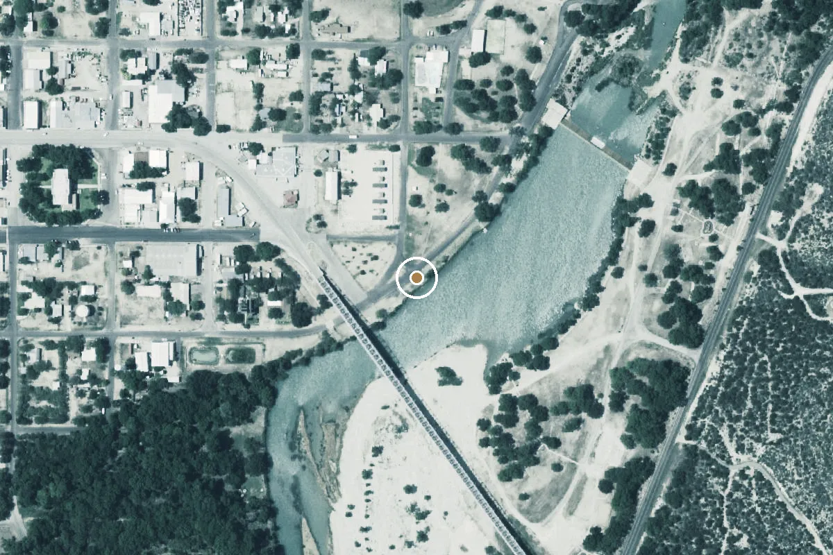 Aerial view of Schreiner Park Boat Ramp