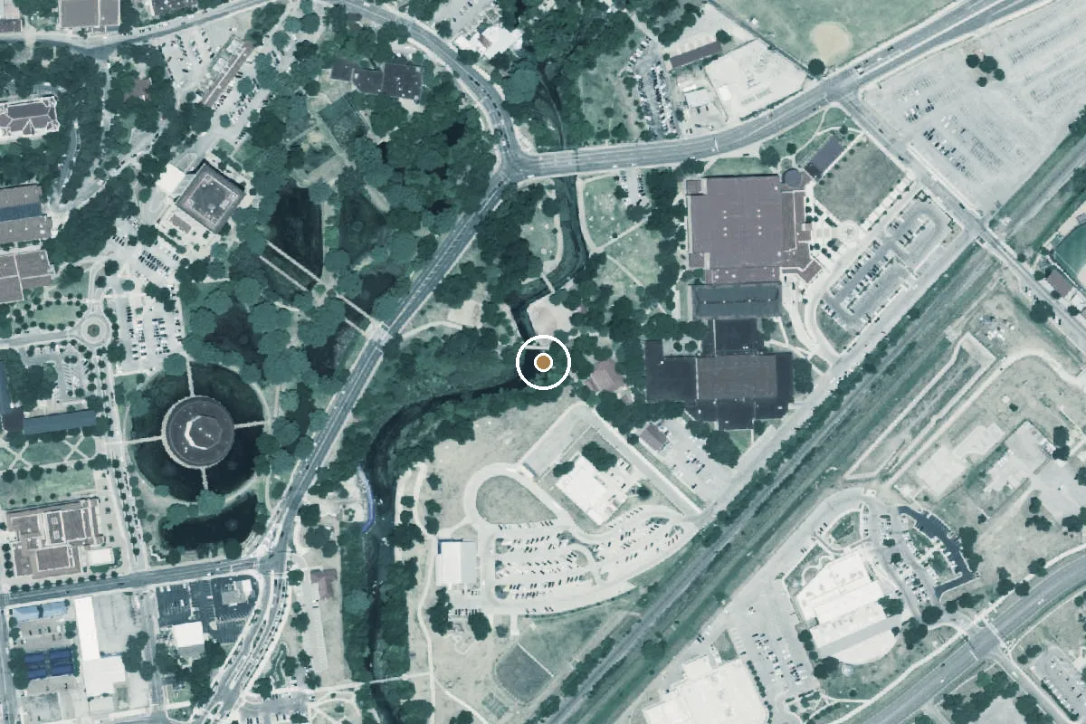 Aerial view of Sewell Park Boat Ramp