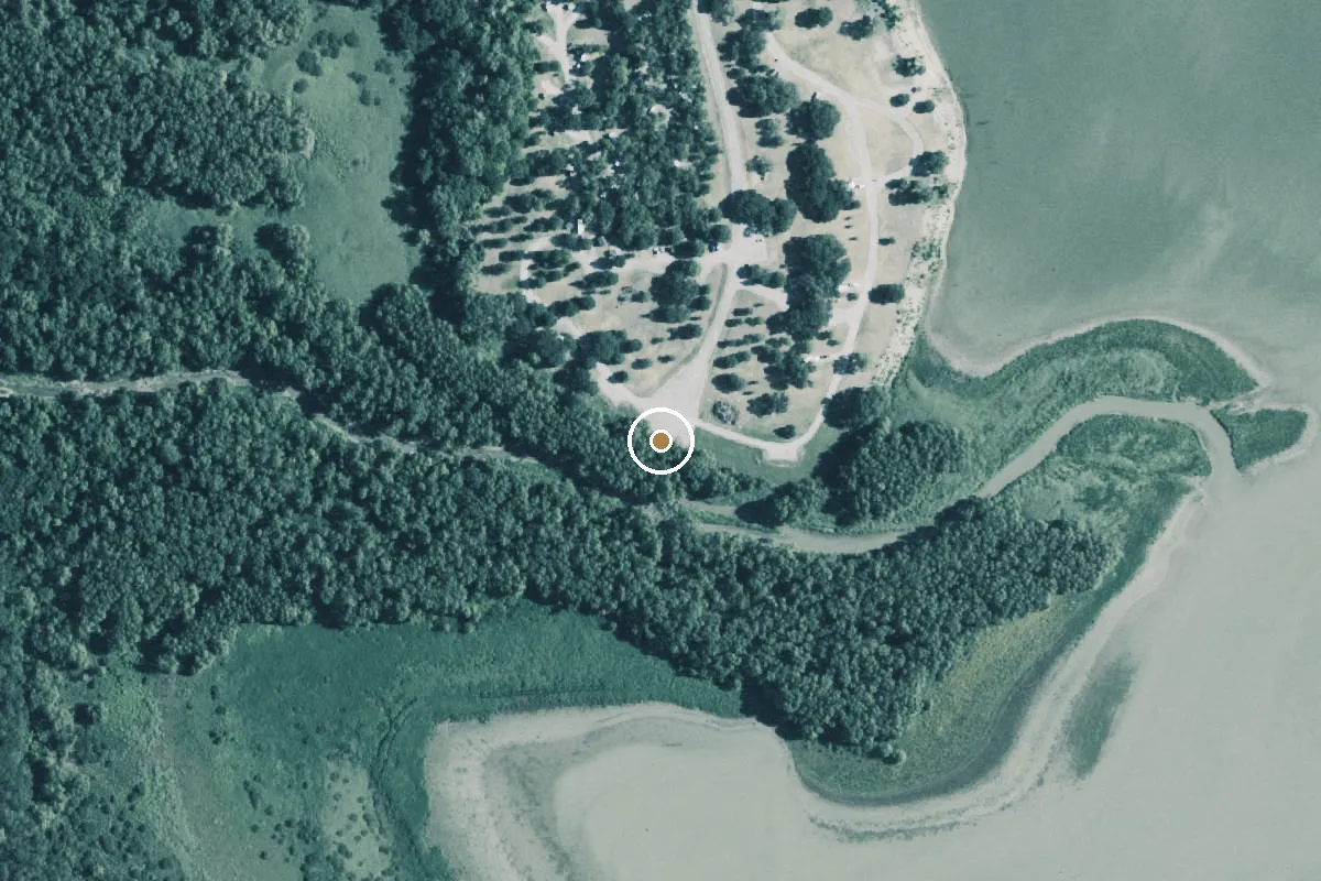 Aerial view of Site: 057, Loop: Sout Boat Ramp