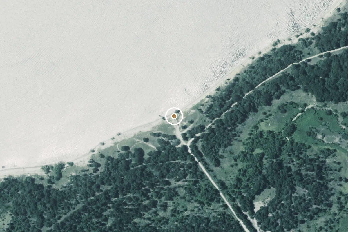 Aerial view of Somerville Lake Boat Ramp