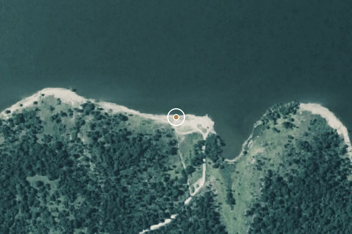 Aerial view of Somerville Lake Boat Ramp