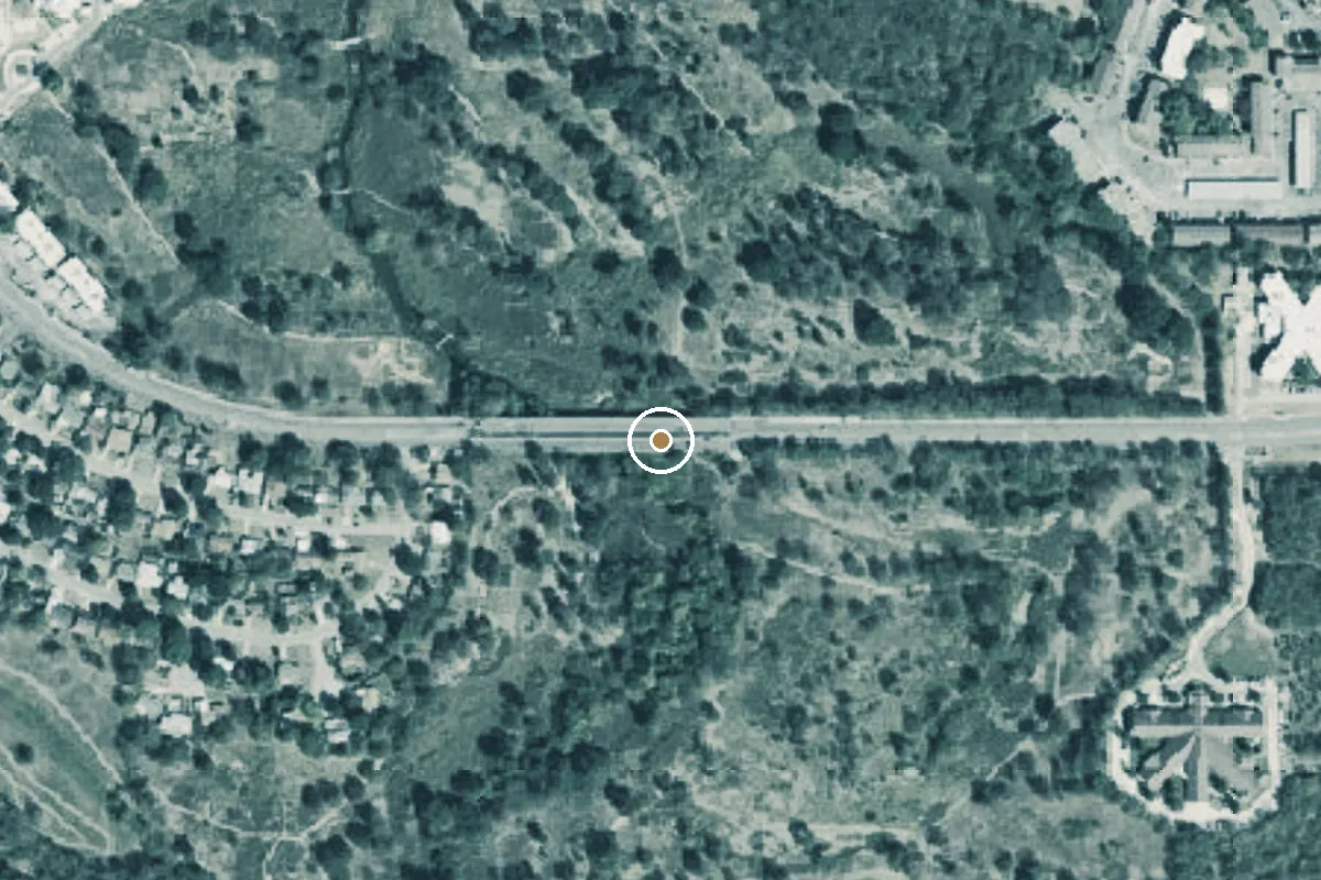 Aerial view of Southcross Blvd Boat Ramp