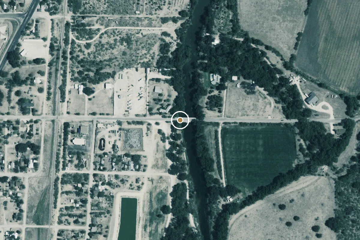 Aerial view of Spring Creek Boat Ramp