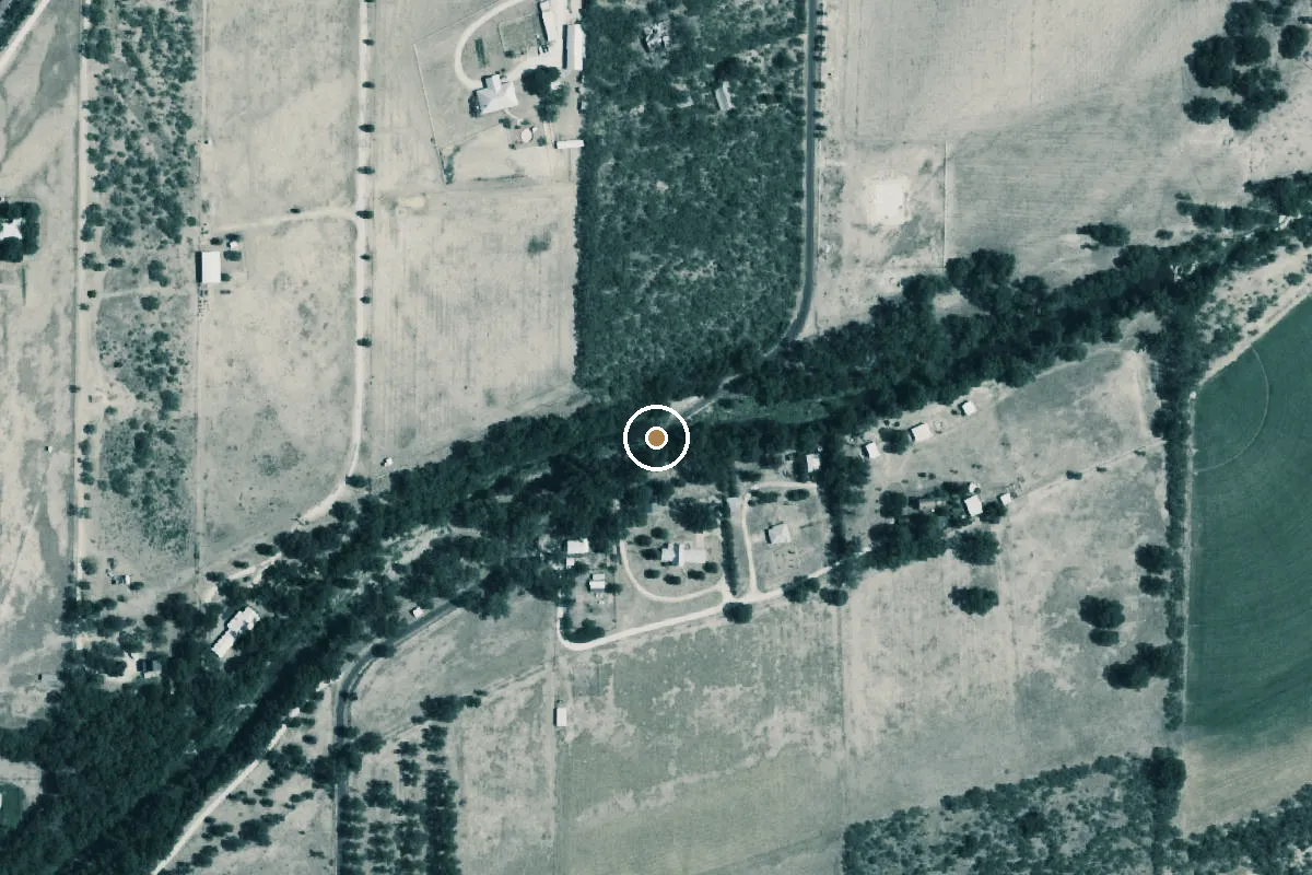 Aerial view of Spring Creek Boat Ramp
