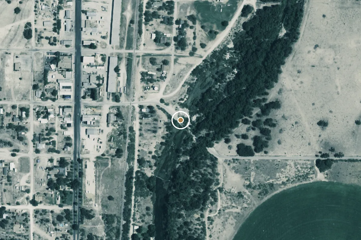 Aerial view of Spring Creek Boat Ramp