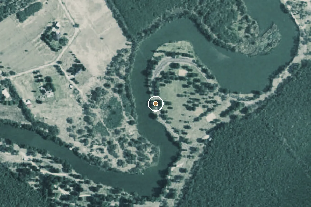 Aerial view of Spring Creek Park Boat Ramp