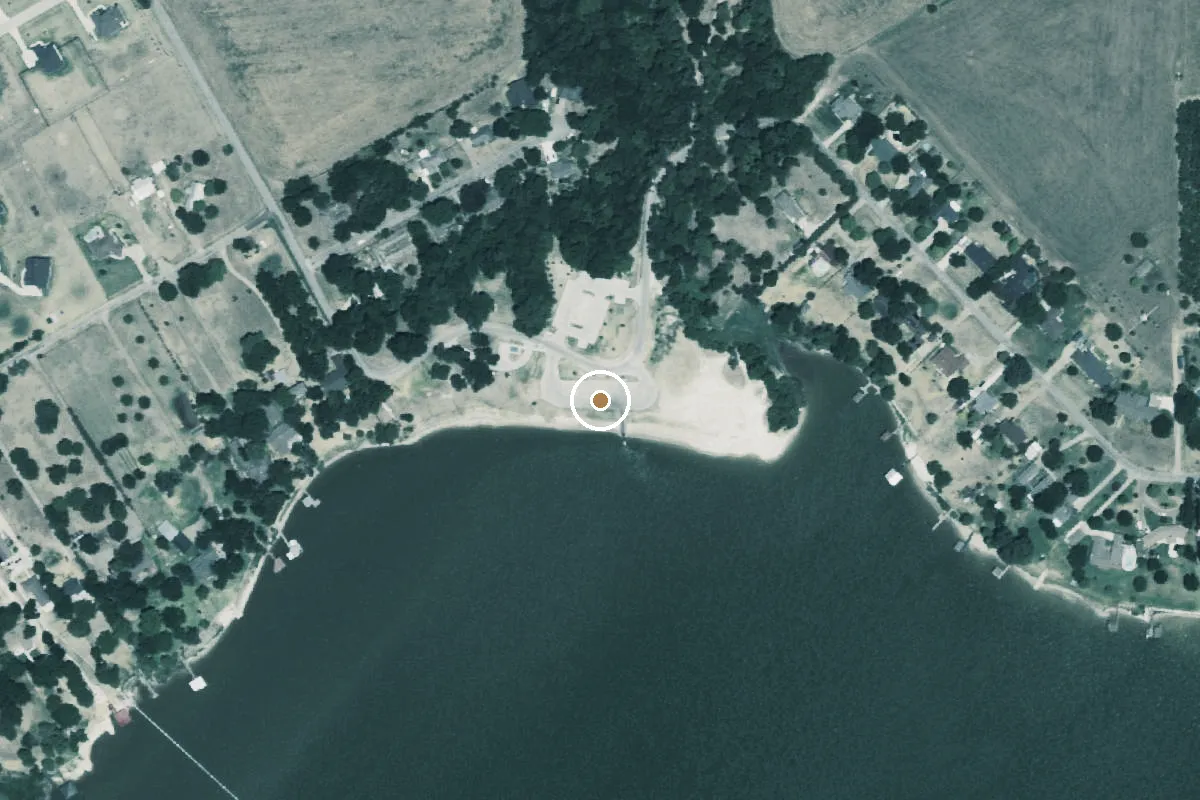 Aerial view of Spring Park Boat Ramp