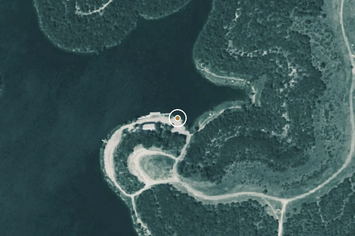 Aerial view of Squaw Creek Boat Ramp