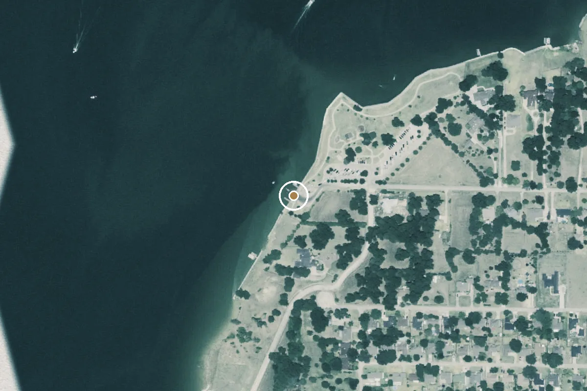 Aerial view of Terry Park Boat Ramp