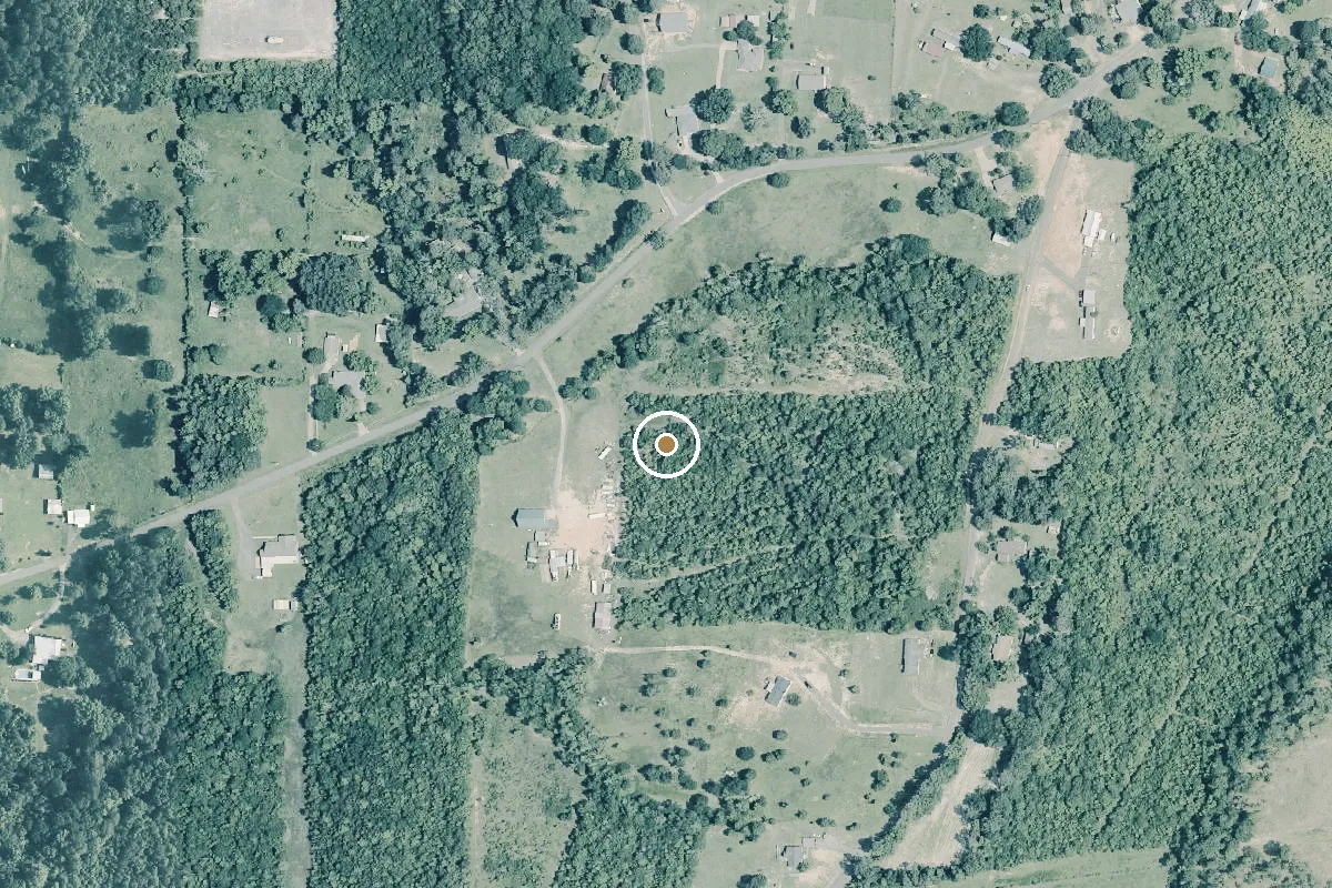 Aerial view of Toledo Bend Reservoir Boat Ramp
