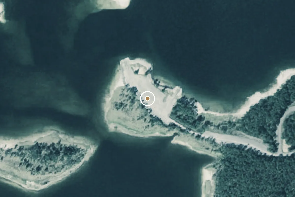 Aerial view of Twin Dikes Park Boat Ramp