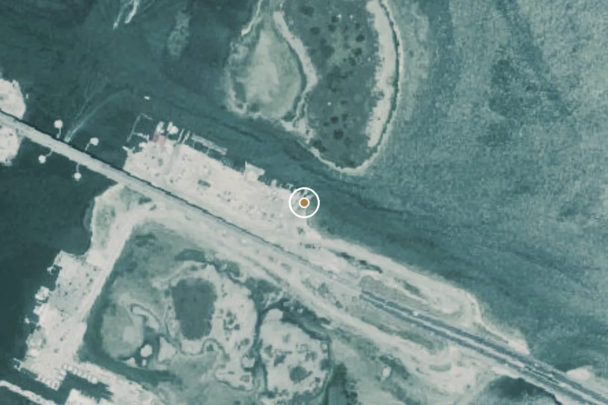 Aerial view of Upper Laguna Madre Boat Ramp