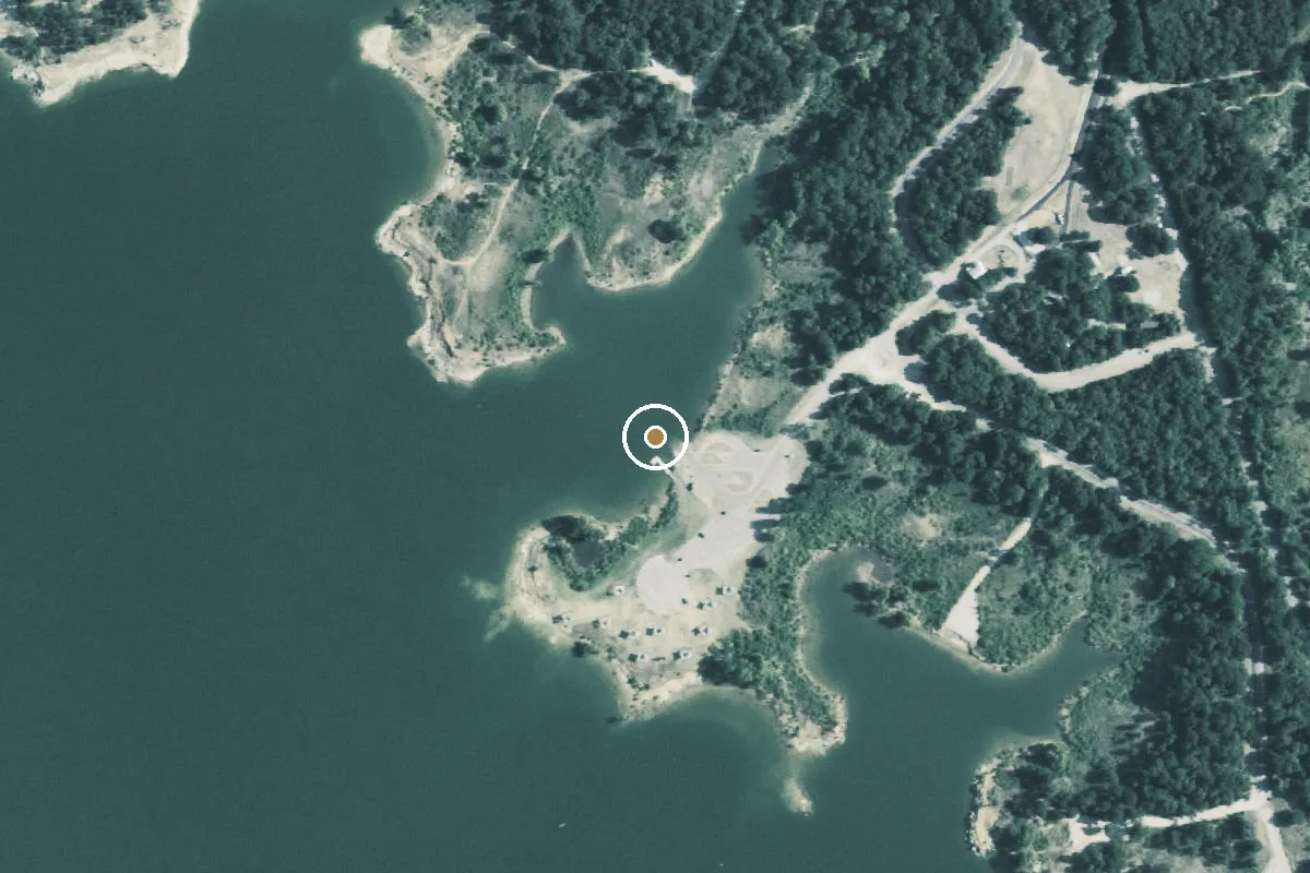 Aerial view of U.S. Army Corps of Engineers - Murrell Park Boat Ramp