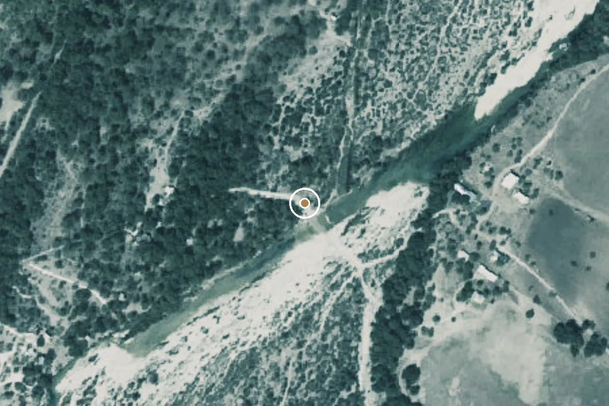 Aerial view of Uvalde Boat Ramp