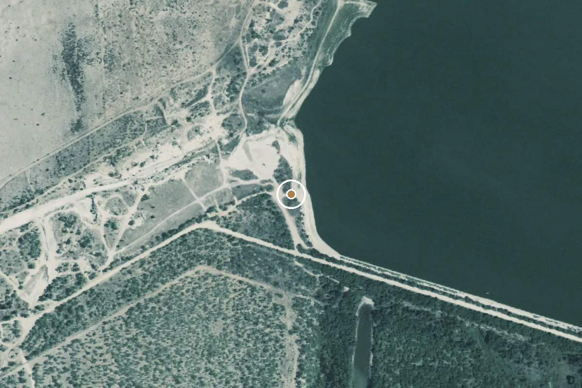 Aerial view of Valley Creek Ramp Boat Ramp