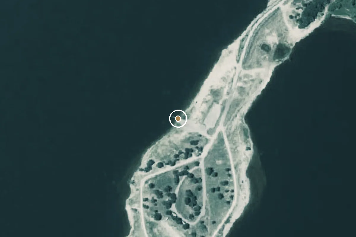 Aerial view of Welch Park Boat Ramp