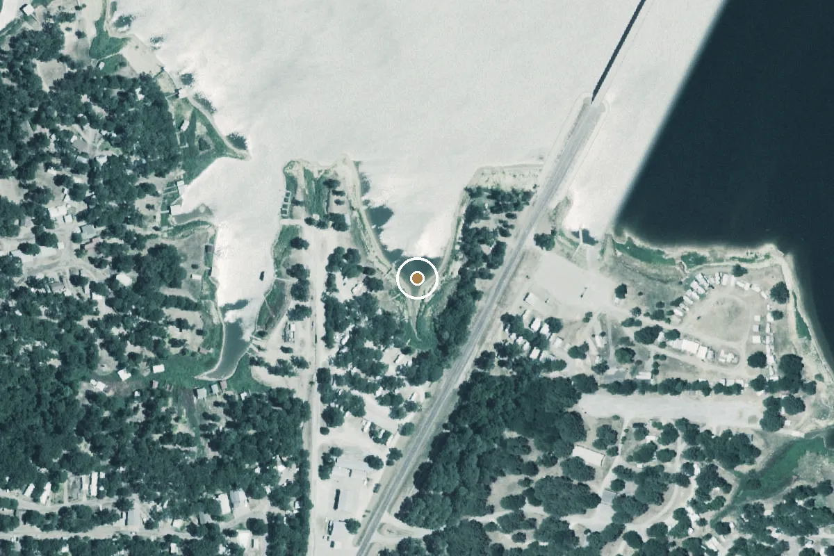 Aerial view of West Fork Landing