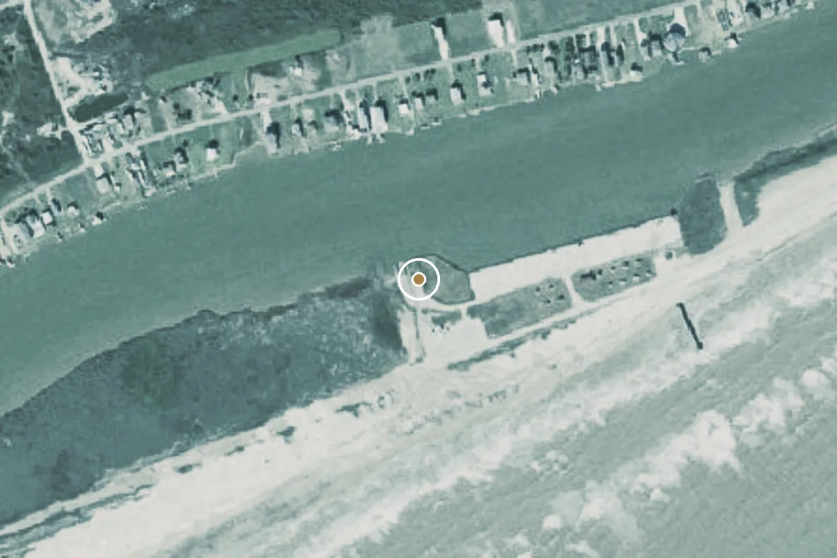Aerial view of West Moring Dock Park Boat Ramp
