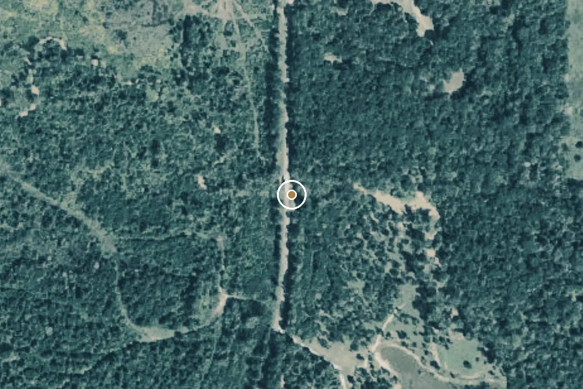 Aerial view of West Mud Creek Boat Ramp
