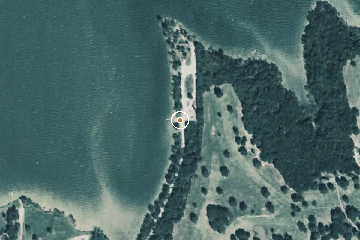 Aerial view of West Tawakoni City Park Boat Ramp