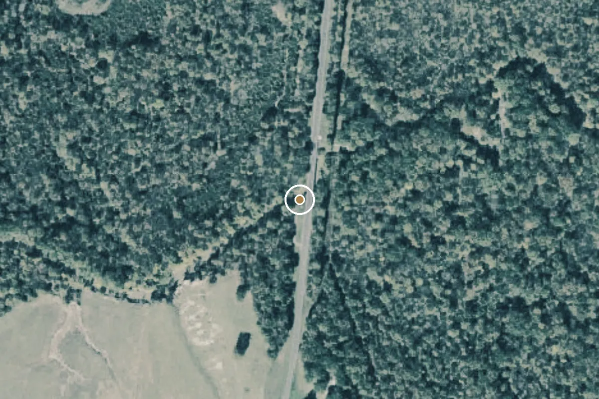 Aerial view of White Oak Creek Boat Ramp