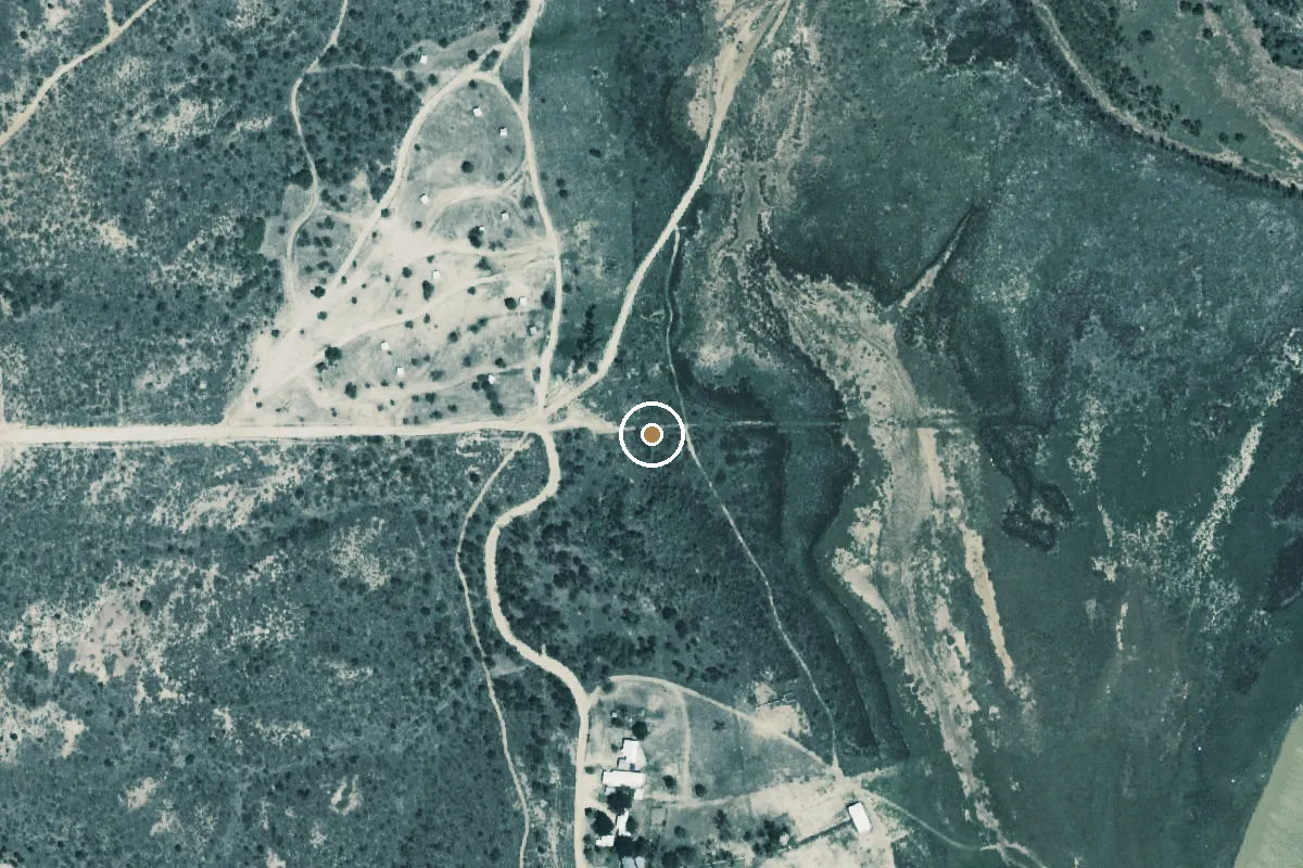 Aerial view of White River Lake Boat Ramp