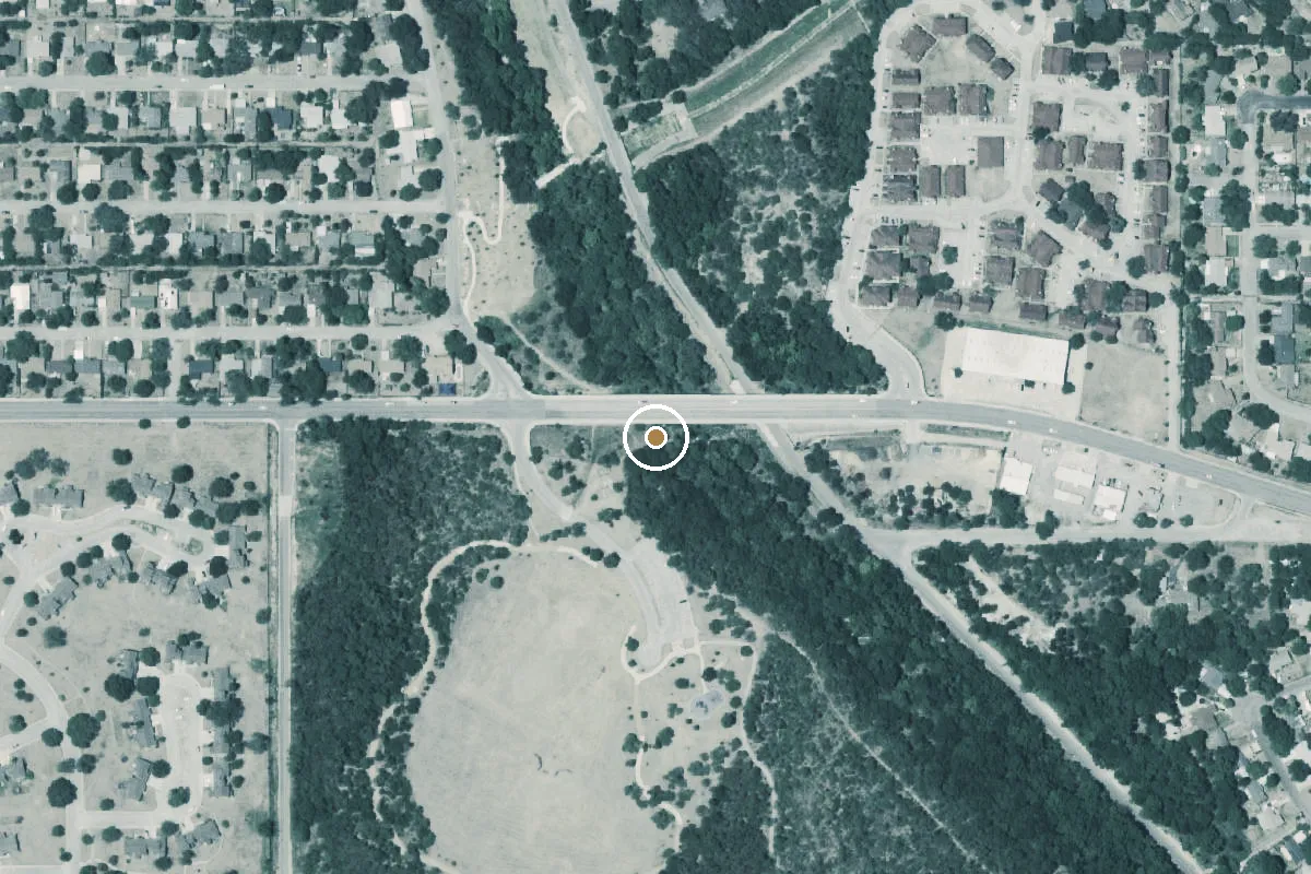 Aerial view of Wilshire Terrace Boat Ramp
