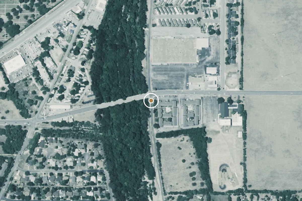 Aerial view of Wilshire Terrace Boat Ramp